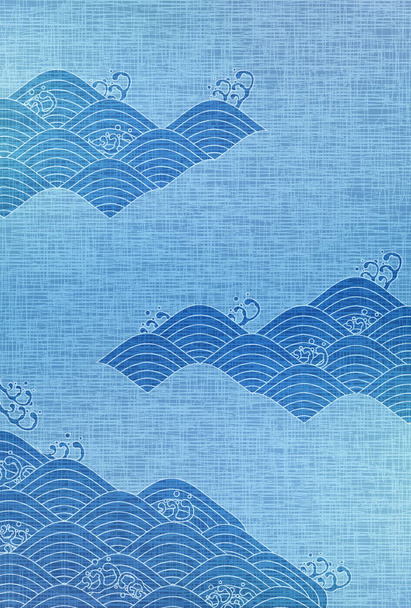 壁紙日本語版水彩画背景 - ベクター画像