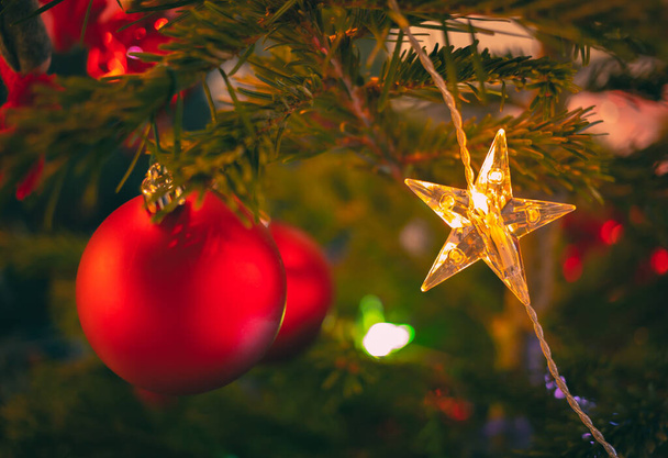 Christmas background; Christmas decorations - Photo, Image