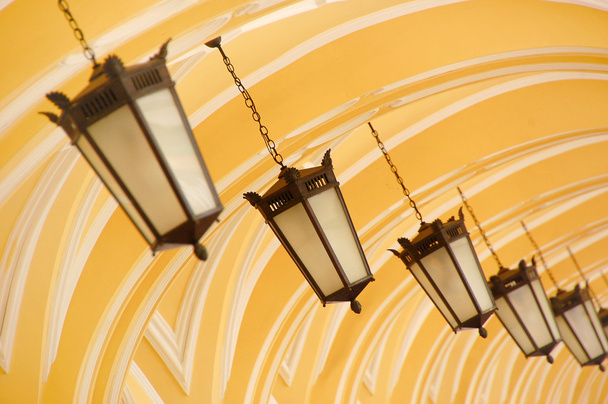 Zwevende lantaarnpalen - Foto, afbeelding