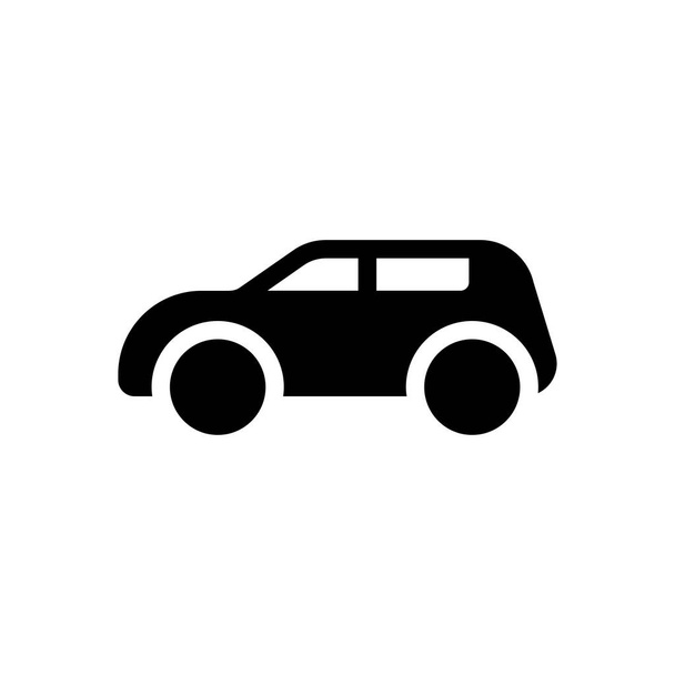 car vector illustration on a transparent background.Premium quality symbols.Glyphs icon for concept and graphic design. - Vector, afbeelding
