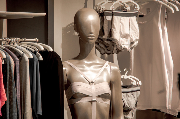 Shop interior with mannequin - 写真・画像