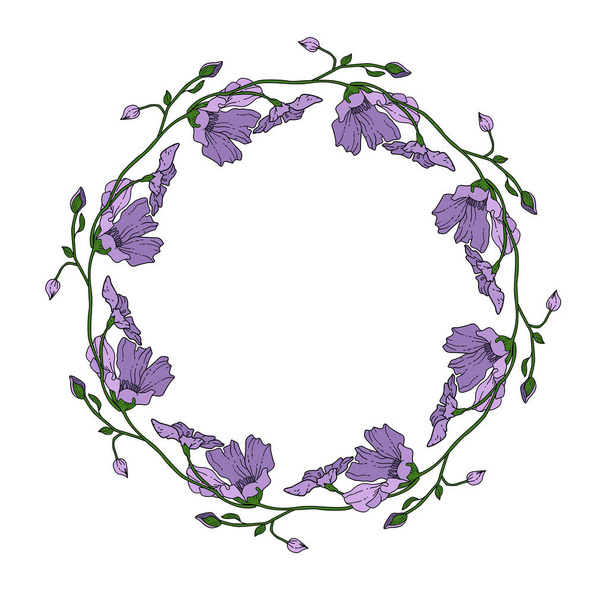 frame art deco Elegant vector for element design in Eastern style Floral border Lace illustration. - Vektor, kép