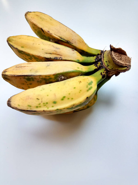 Saba banana isolated on white background - Photo, Image