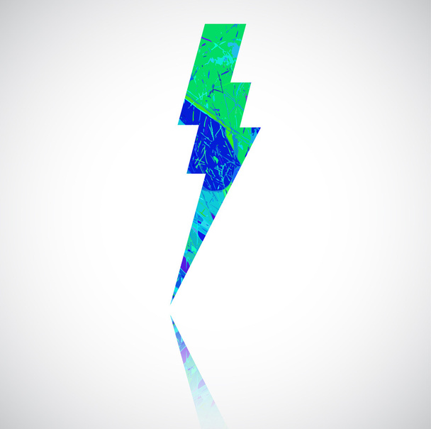 Blue thunder Lighting - Vektor, Bild