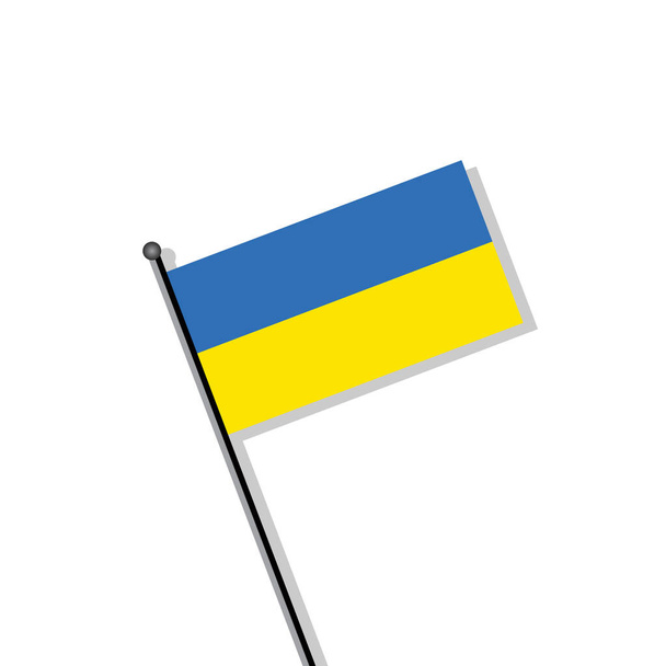 Illustration of Ukraine flag Template - Vektor, kép