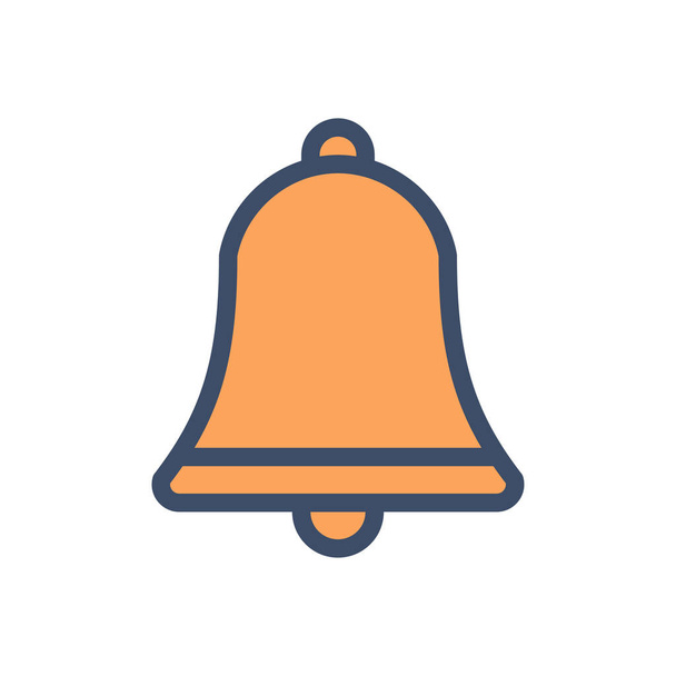 bell vector illustration on a transparent background.Premium quality symbols.Stroke icon for concept and graphic design.  - Vector, Image