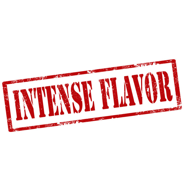 Intense Flavor-stamp - Vector, Image