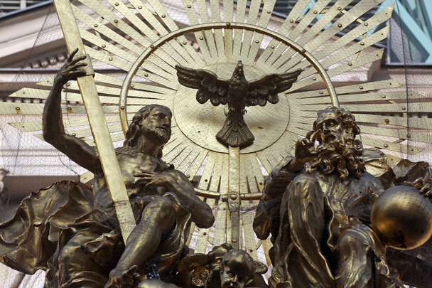 聖三位一体、ウィーンでペスト記念碑 - 写真・画像