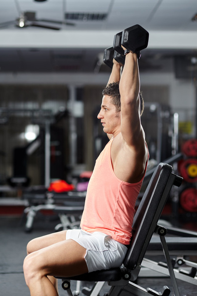 Shoulder workout - Photo, Image