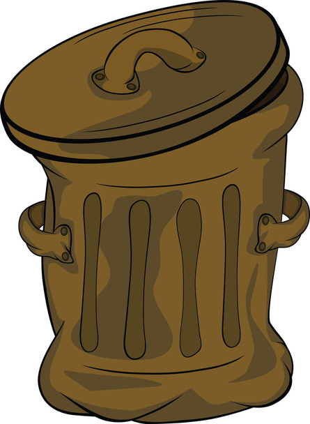 Garbage tank - Vetor, Imagem