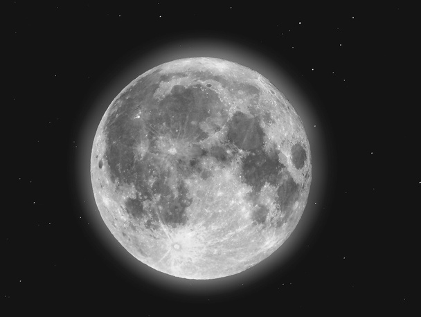 φεγγάρι και αστέρια - Φωτογραφία, εικόνα