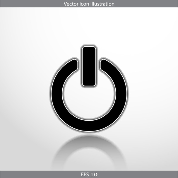 Vector on off switch web flat icon - Вектор,изображение