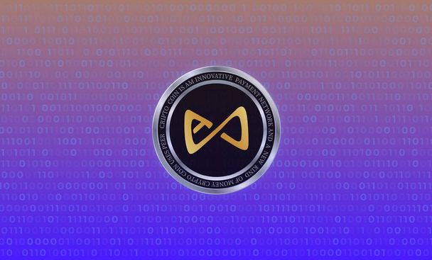 axie infinity-axs εικονική νομισματική εικόνα. 3D εικονογραφήσεις - Φωτογραφία, εικόνα