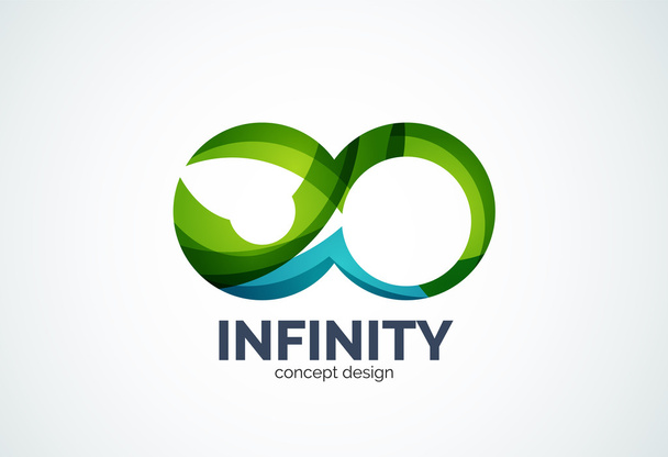 ícone de logotipo da empresa infinito
 - Vetor, Imagem