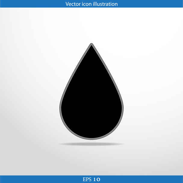 Vector drop web flat icon - Vettoriali, immagini