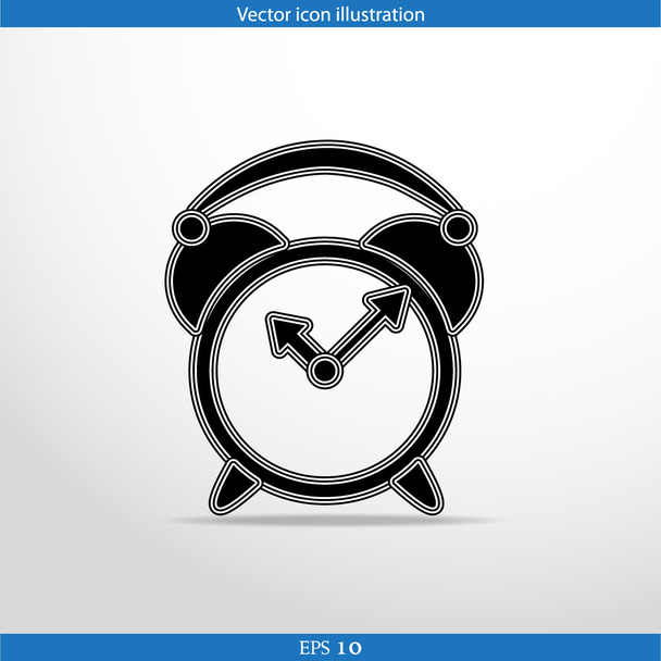Vector alarm clock web icon - Vektori, kuva
