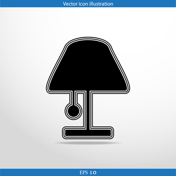 Vector lamp web icon - Vettoriali, immagini