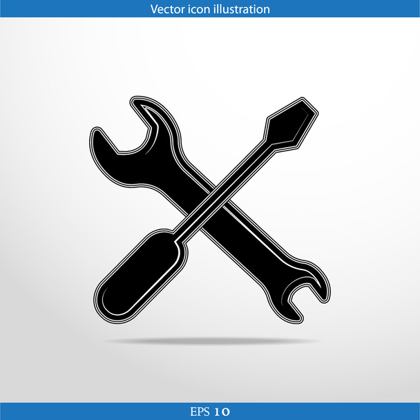 Vector repair web icon - Διάνυσμα, εικόνα