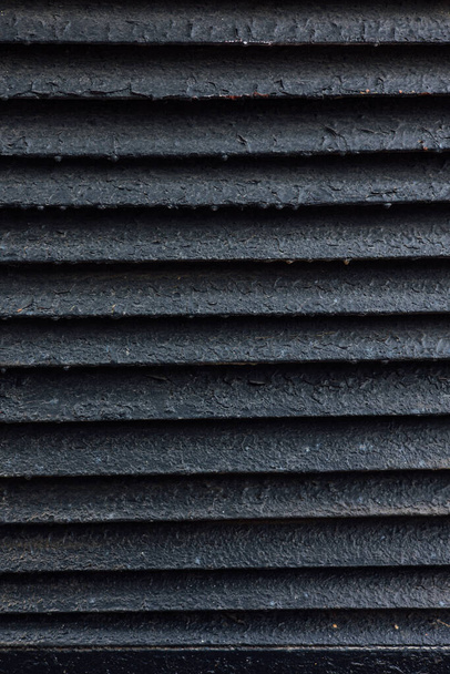 black rusty painted blinds wallpaper - Photo, Image
