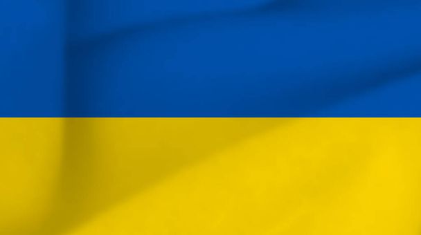 Український національний прапор. розмахуючи прапором України. Приклад вектора - Вектор, зображення