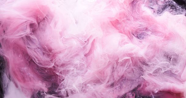 Pink abstract background, luxury smoke, acrylic paint underwater explosion, cosmic swirling ink - Foto, afbeelding