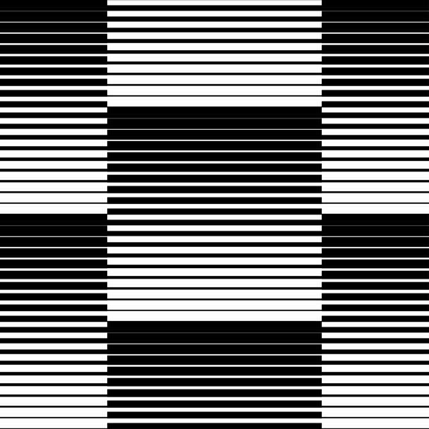 Fekete-fehér geometriai zökkenőmentes minta-vonal. - Vektor, kép