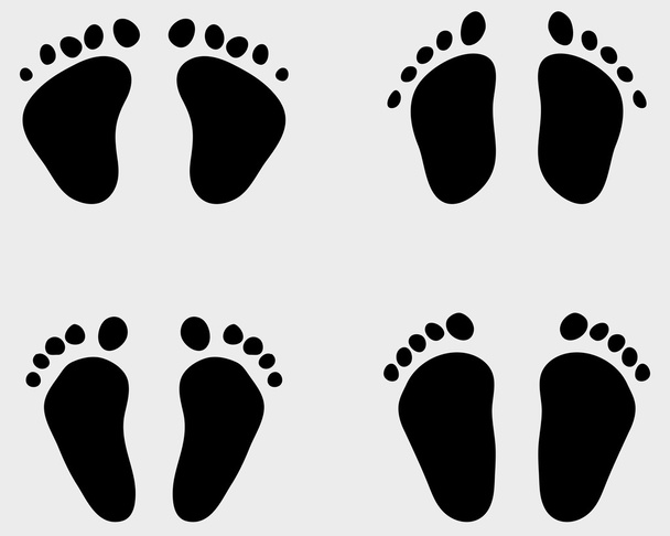 Πόδια μωρού - Διάνυσμα, εικόνα