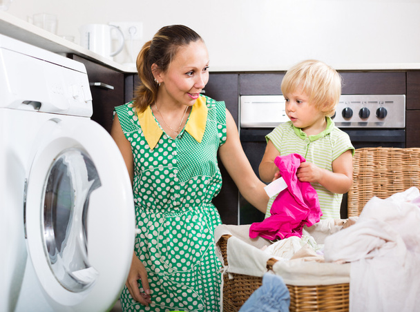 Home family laundry - Foto, imagen