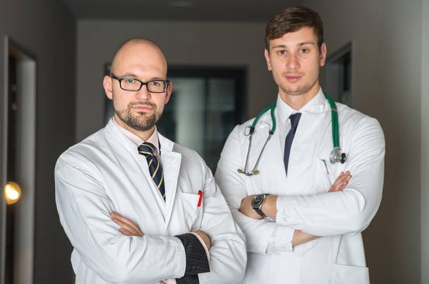 two doctors at the clini - Fotó, kép