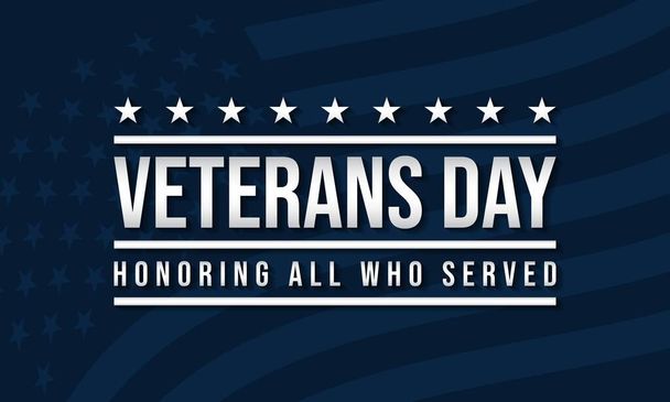 Veterans Day Background Design. - Vector, Image