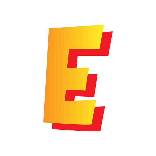 Letter e, comic style typeface with transparent background. png file - Photo, Image
