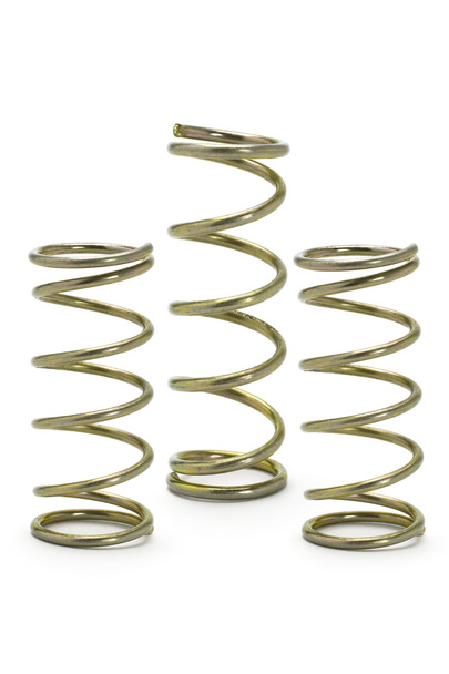 Tres bobinas de resorte de metal
 - Foto, Imagen