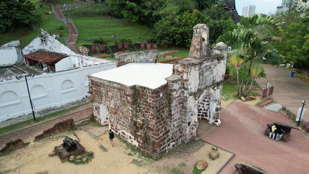 Malakka, Maleisië - 16 oktober 2022: De historische monumenten en toeristische attracties van Malakka - Foto, afbeelding