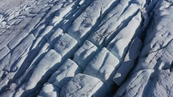 Luftbild des majestätischen Gletschers in Norwegen. - Filmmaterial, Video