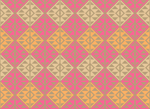 Midden-eeuws geometrisch abstract patroon met eenvoudige vormen en een prachtig kleurenpalet. Eenvoudige geometrische patroon samenstelling, best gebruikt in web design, visitekaartjes, uitnodigingen, posters, en textiel print. - Foto, afbeelding