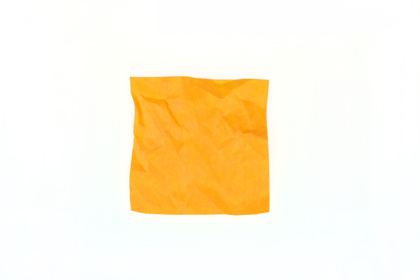 Orangenklebrige Note - Foto, Bild