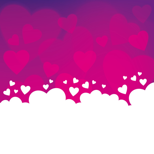 Valentine's Day Background - Vector, afbeelding