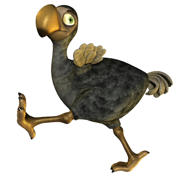 Pássaro voador extinto Dodo
 - Foto, Imagem