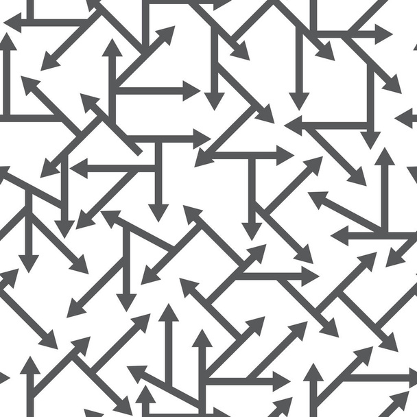 Arrows vector isolated seamless pattern - Вектор,изображение