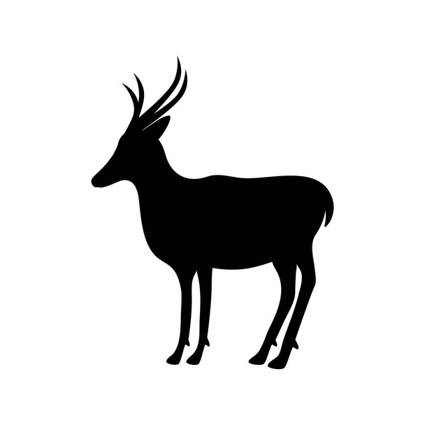 Deer icon logo template illustration vector - Vektor, obrázek