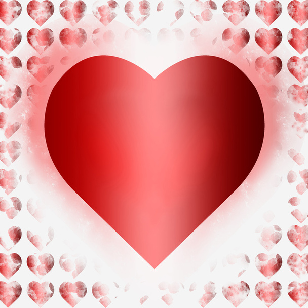 Bright Valentine Card Background - Фото, изображение