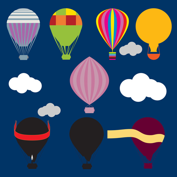 Luchtballonnen - Vector, afbeelding