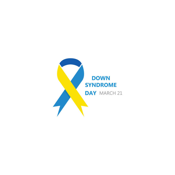 World Down syndrome day. Down syndrome awareness concept. Vector Illustration - Vector, Image