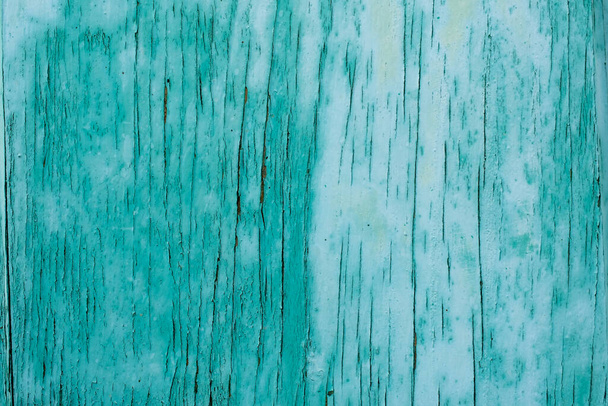Turquoise wood texture Background with natural pattern - Photo, Image