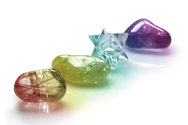 Rainbow Healing Crystals - Foto, Bild