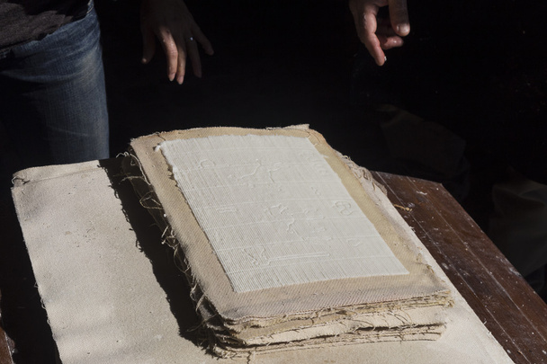 Kézzel készített cotton könyvről - Fotó, kép
