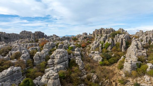 Ansichten der natürlichen Stätte von Antequera in der Provinz Malaga, Spanien. - Foto, Bild
