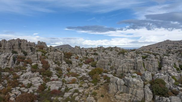 Ansichten der natürlichen Stätte von Antequera in der Provinz Malaga, Spanien. - Foto, Bild