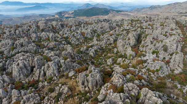 vue sur le site naturel d'Antequera dans la province de Malaga, Espagne. - Photo, image