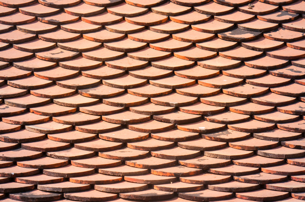 roof clay tiles background - Photo, Image